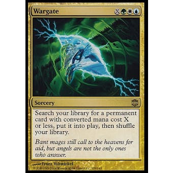 Magic the Gathering Conflux Single Wargate FOIL - MODERATE PLAY (MP)