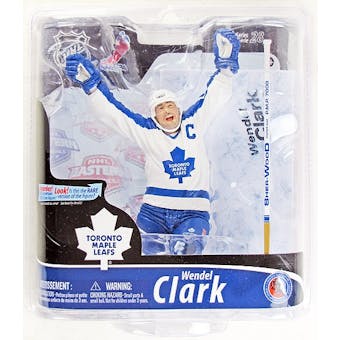 Wendel Clark Toronto Maple Leafs NHL McFarlane Series 28 Figure (White)