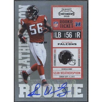 2010 Playoff Contenders #187 Sean Weatherspoon Rookie Autograph