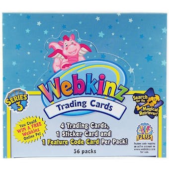 Ganz Webkinz Series 3 Trading Cards 36 Pack Box (2010 Ganz)