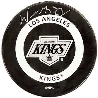 Wayne Gretzky Autographed Los Angeles Kings Official Game Puck (UDA)