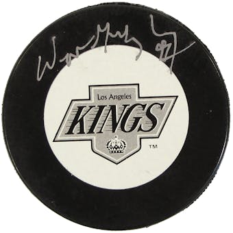 Wayne Gretzky Autographed Los Angeles Kings Official Puck (WGA)