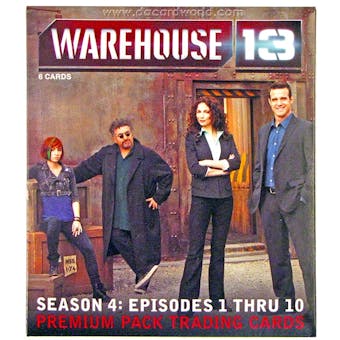 Warehouse 13 Season Four Premium Pack Trading Cards (Rittenhouse 2013)