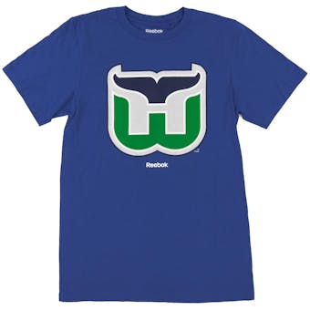 Hartford Whalers Reebok Royal The New SLD Tee Shirt (Adult Large)