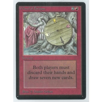 Magic the Gathering Beta Single Wheel of Fortune - MODERATE PLAY (MP)