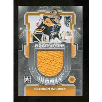 2012/13 In the Game Between The Pipes Jerseys Silver #M59 Brandon Whitney /140