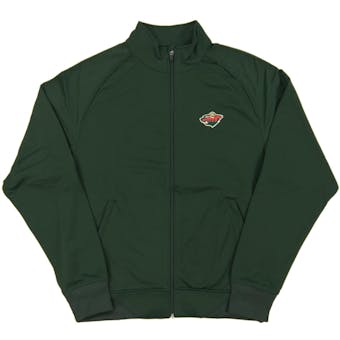Minnesota Wild Level Wear Chaser Green Performance Full Zip Track Jacket (Adult XXL)