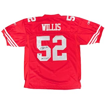 Patrick Willis Autographed San Francisco 49ers Reebok On Field Jersey (PSA)