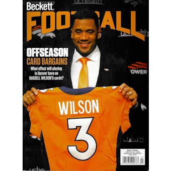 2022 Beckett Football Monthly Price Guide (#378 July) (Russell Wilson)