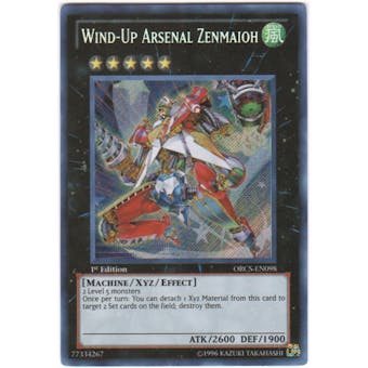 Yu-Gi-Oh Order of Chaos Single Wind-Up Arsenal Zenmaioh Secret Rare