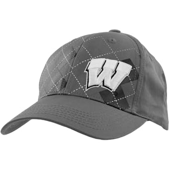 Wisconsin Badgers Top Of The World Tommy Gun Gray Adjustable Hat (Adult One Size)