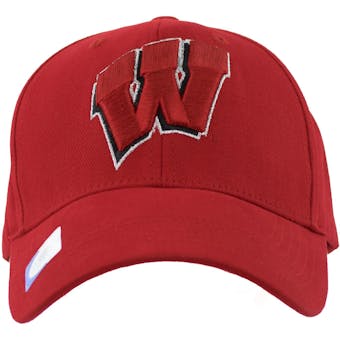 Wisconsin Badgers Top Of The World Floss Red Adjustable Hat (Adult One Size)