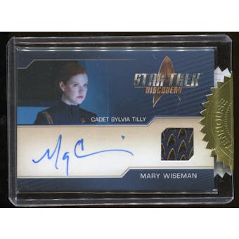 Star Trek Discovery Season 1 6 Case Incentive Mary Wiseman Autographed Costume Card