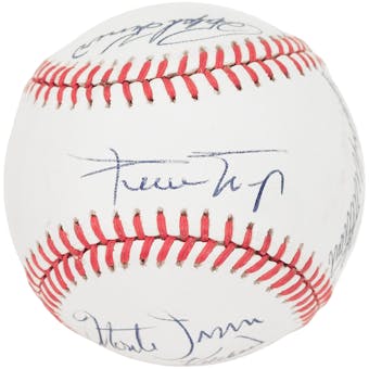 Hall of Fame Autographed Rawlings National League MLB Baseball (JSA) 8 Signatures