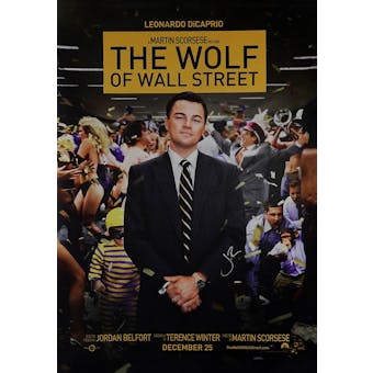 The Wolf Of Wall Street 27x40 Movie Poster Autographed by Jon Bernthal JSA COA