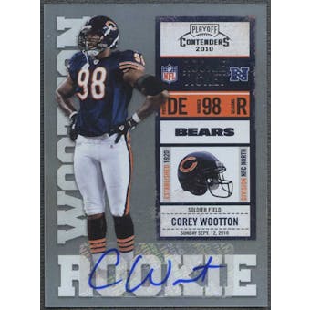2010 Playoff Contenders #118 Corey Wootton Rookie Autograph