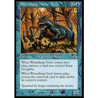 Magic the Gathering Judgment Single Wormfang Newt Foil
