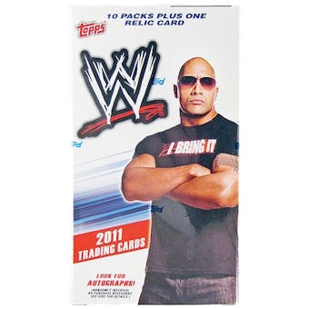 2011 Topps WWE Wrestling Blaster 10-Pack Box