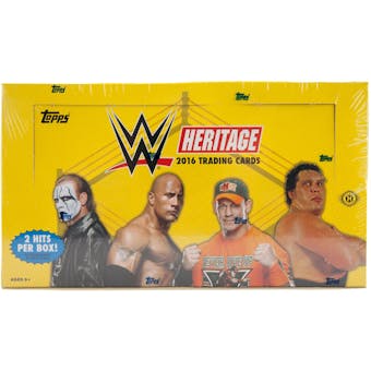 2016 Topps WWE Heritage Wrestling Hobby Box