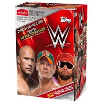 2016 Topps WWE Wrestling 10-Pack Box