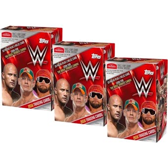 2016 Topps WWE Wrestling 10-Pack Box (Lot of 3)