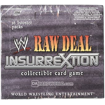 Comic Images WWE Raw Deal Insurrextion Wrestling Booster Box