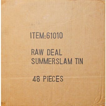 Comic Images WWE Raw Deal Summer Slam Wrestling 48-Booster Tin Case