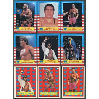 1987 Topps WWF Wrestling Complete Set of 75 + 22 Stickers