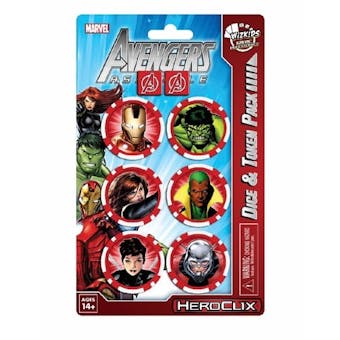 Marvel HeroClix: Avengers Assemble Dice and Token Pack (Iron Man)