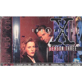 X-Files Season 3 Hobby Box (1996 Topps) (Reed Buy)