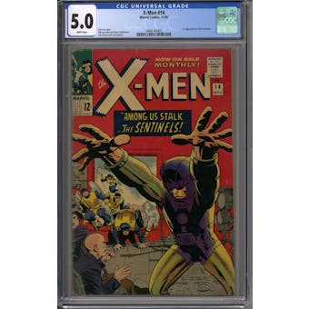 X-Men #14 CGC 5.0 (W) *3884143003*