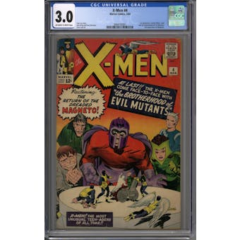 X-Men #4 CGC 3.0 (OW-W) *3884143001*