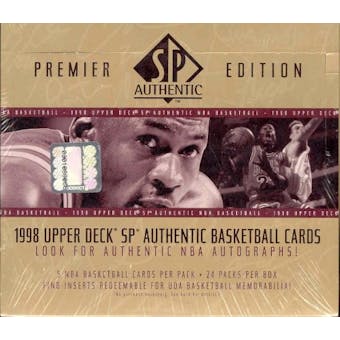1997/98 Upper Deck SP Authentic Basketball Hobby Box