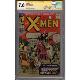 X-Men #2 Stan Lee Signature Series CGC 7.0 (OW-W) *1581742005