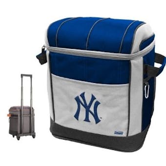 New York Yankees Coleman Soft-Side Rolling 50 Can Cooler - Regular Price $69.95 !!!