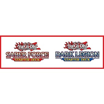 Konami Yu-Gi-Oh Saber Force & Dark Legion Starter Box Case (12 Ct.)