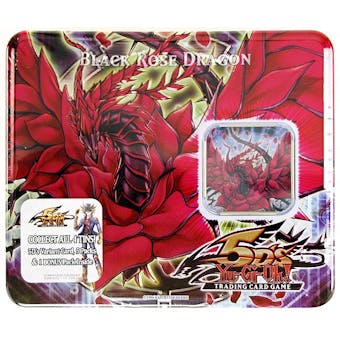 Upper Deck Yu-Gi-Oh 2008 Holiday Series 2 Black Rose Dragon Tin