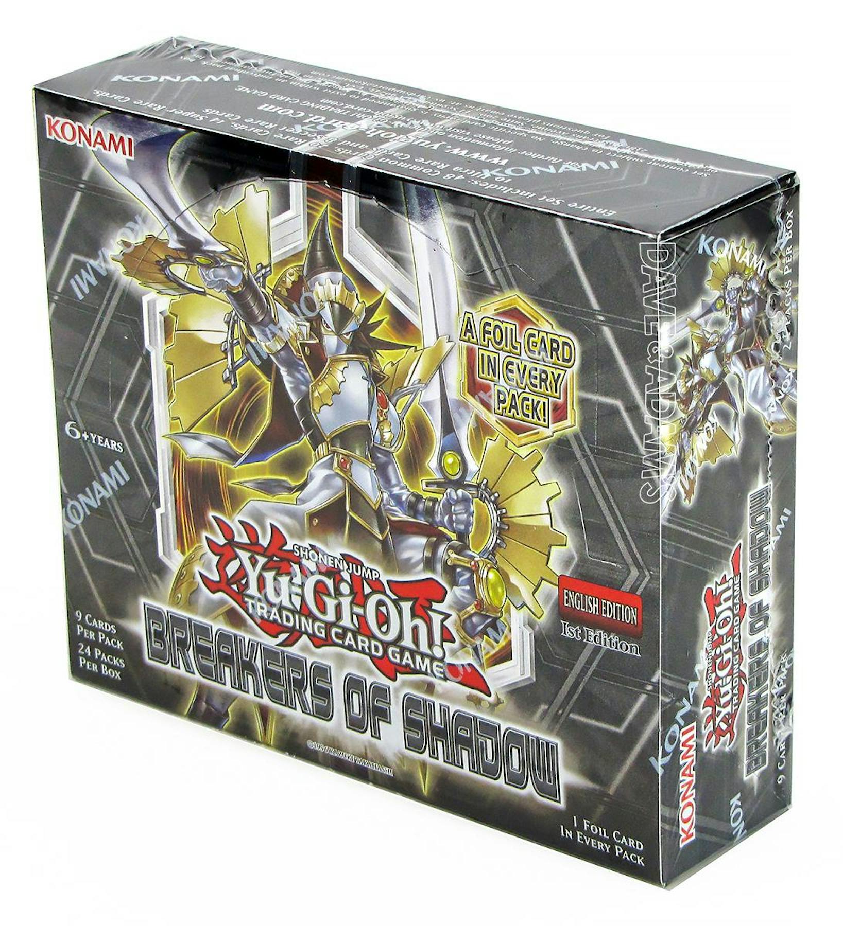Yu Gi Oh Breakers Of Shadow 1st Edition Booster Box Da Card World Yu Gi Oh Breakers Of Shadow 1st Edition Booster Box Da Card World