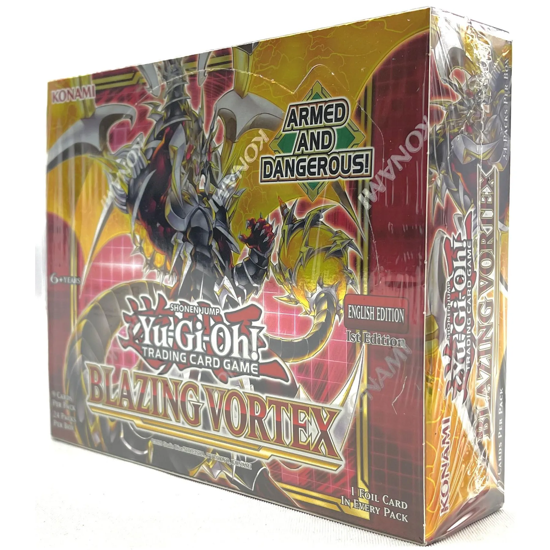 yugioh blazing vortex booster box Yugioh - Blazing Vortex - 1st Edition Sealed Booster Box