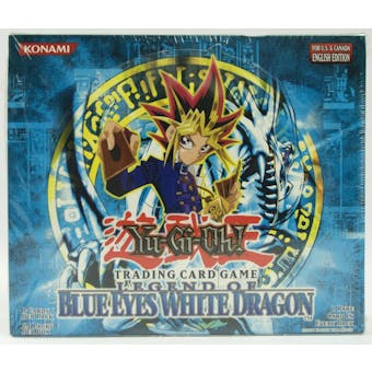 Yu-Gi-Oh Legend of Blue Eyes White Dragon Unlimited US Canada English Edition Booster Box LOB BEWD