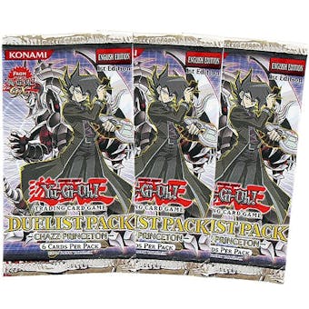 Upper Deck Yu-Gi-Oh GX Duelist Chazz Princeton Booster Pack (Lot of 3)
