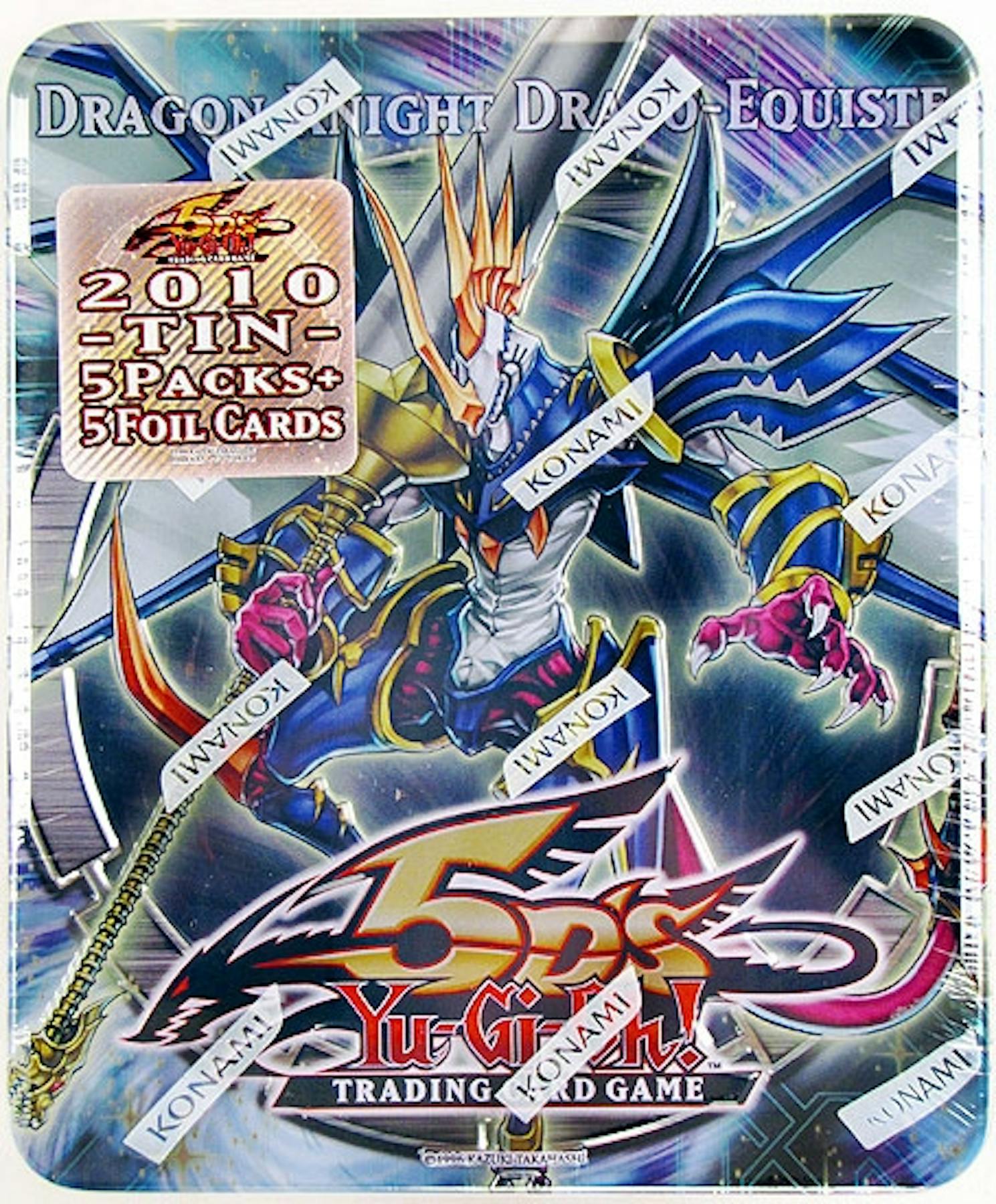 Konami Yu Gi Oh 2010 Collectible Tins Wave 1 Dragon Knight Draco Equiste Tin Konami Yu Gi Oh 2010 Collectible Tins Wave 1 Dragon Knight Draco Equiste Tin
