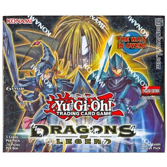 Yu-Gi-Oh Dragons of Legend 1st Edition Booster Box