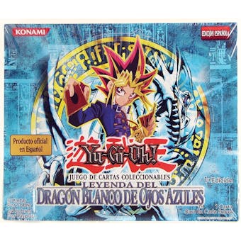 Upper Deck Yu-Gi-Oh Blue Eyes White Dragon Spanish 1st Edition Booster Box