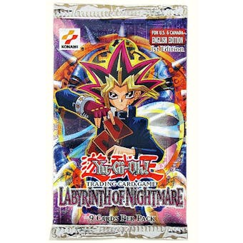 Upper Deck Yu-Gi-Oh Labyrinth of Nightmare 1st Edition Booster Pack