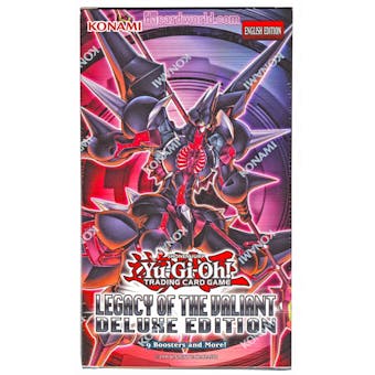 Yu-Gi-Oh Legacy of the Valiant Deluxe Edition Box