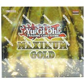Yu-Gi-Oh Maximum Gold Booster 4-Box Case