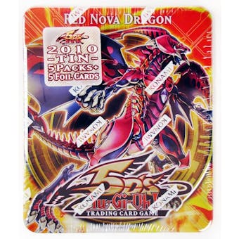 Konami Yu-Gi-Oh 2010 Collectible Tins Wave 2 Red Nova Dragon Tin