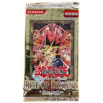 Upper Deck Yu-Gi-Oh Rise of Destiny RDS 1st Edition Booster Pack UNWEIGHED