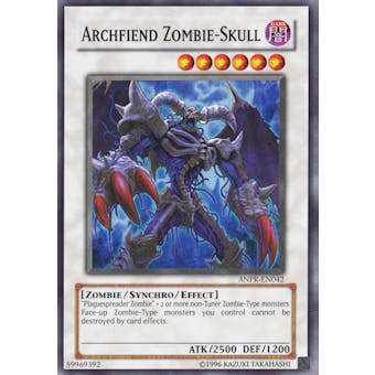 Yu-Gi-Oh Ancient Prophecy Single Archfiend Zombie-Skull Super Rare - SLIGHT PLAY (SP)